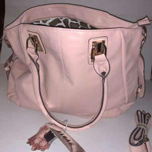 Baby Pink high quality leather purse/tote.